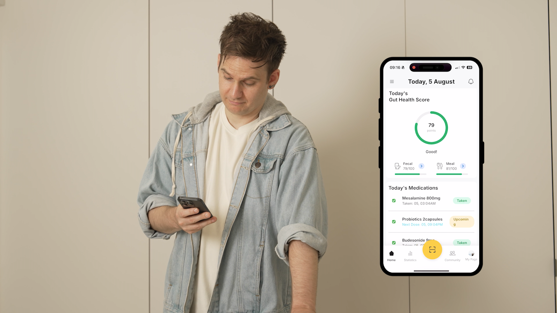 Fecal Scanner App Interface